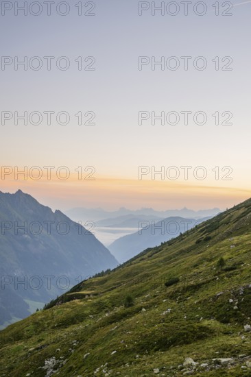 Sunrise in the Mountains at Hochalpenstraße, Pinzgau, Salzburg, Austria