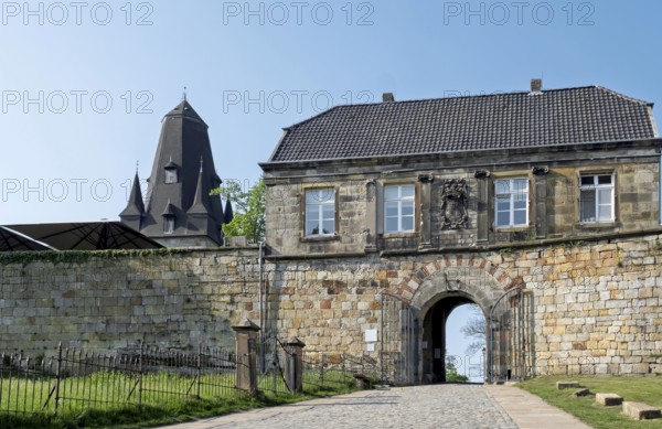 Entrance Burg Bentheim, Bad Bentheim, Lower Saxony, Germany