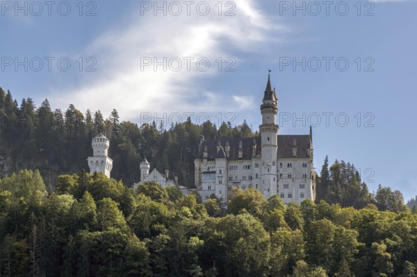 Neuschwanstein Castle, Schwangau, Ostallgäu, Allgäu, Swabia, Upper Bavaria, Bavaria, Germany