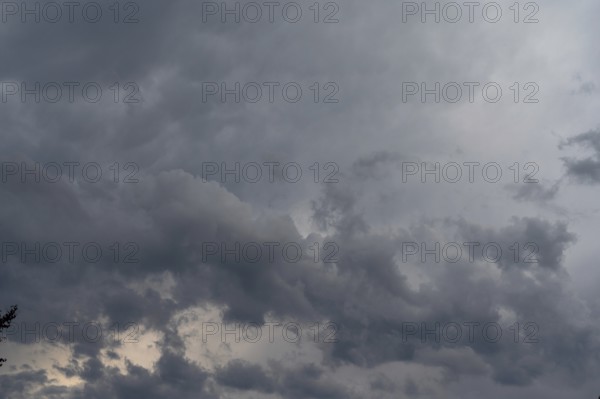 Rain clouds (Nimbostratus), Bavaria, Germany