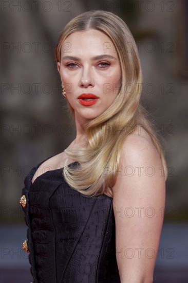 Scarlett Johansson at the German premiere of the adventure film Jurassic World, the rebirth at Berlin's Zoo Palast on 18 June 2025