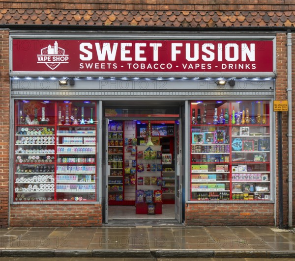 Sweet Fusion shop store Vape Shop, Salisbury, Wiltshire, England, UK