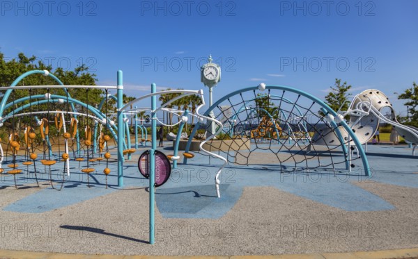 Children's playground at the Vince Whibbs Sr. Community Maritime Park (CMP) in downtown Pensacola, Florida