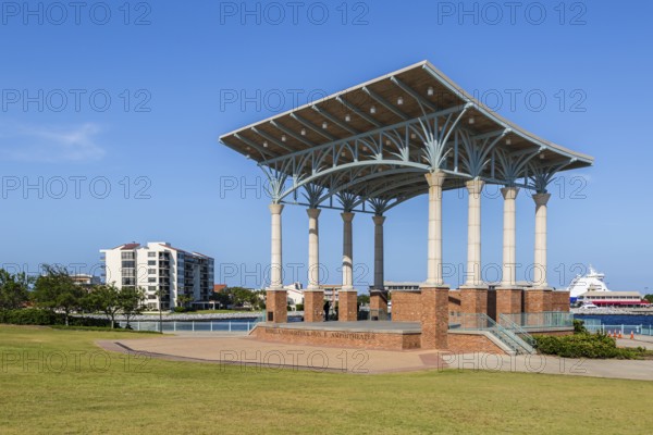Randall K and Martha A Hunter Amphitheater at the Vince Whibbs Sr. Community Maritime Park (CMP) in downtown Pensacola, Florida