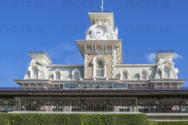 Entrance to the Magic Kingdom at Walt Disney World, Orlando, Florida