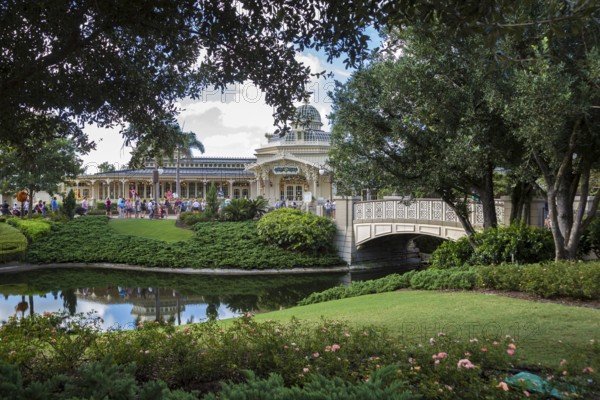 Crystal Palace restaurant in the Magic Kingdom at Walt Disney World, Orlando, Florida