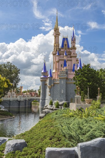 Cinderella's Castle in the Magic Kingdom of Disneyworld in Orlando, Florida