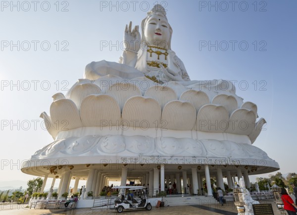 Guan Yin (Goddess of Mercy) statue at Wat Huay Pla Kang Temple in Chiang Rai province of Northern Thailand