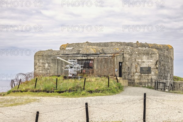 Memorial Museum to the Battle of the Atlantic from World war II has been installed in a bunker at the Kerbonn battery in Pointe de Penhir, Camaret-sur-Mer, Crozon peninsula, Bretagne, France