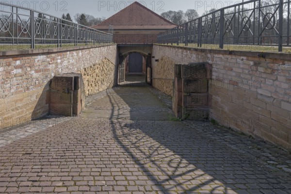 Germersheim Fortress, royal Bavarian fortress, Fronte Lamotte, Germersheim, Rhineland-Palatinate, Germany