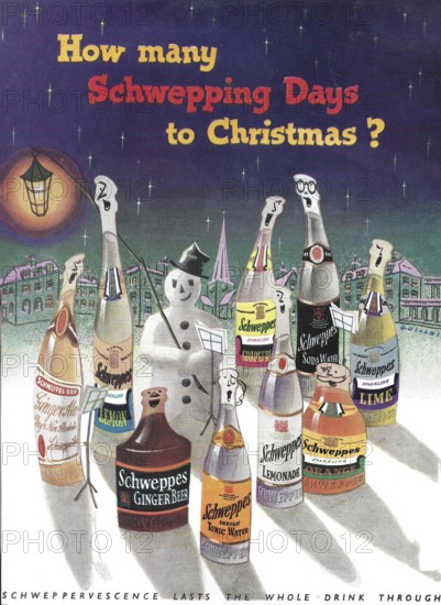 Schweppes advert advertising in Country Life magazine UK 1951