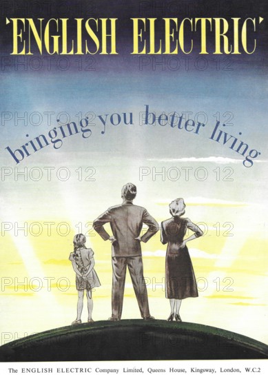 English Electric Company bringing you better life advert advertising in Country Life magazine UK 1951