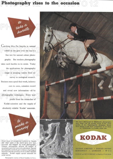 Kodak Ektachrome photographic film advert advertising in Country Life magazine UK 1951
