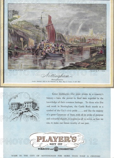 Player's Navy Cut Nottingham advert advertising in Country Life magazine UK 1951