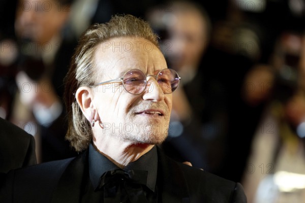 Cannes, France - 16.5.2024: Bono on the red carpet during the 78th Cannes International Film Festival. The 78th Cannes International Film Festival will take place from 13 to 24 May 2025