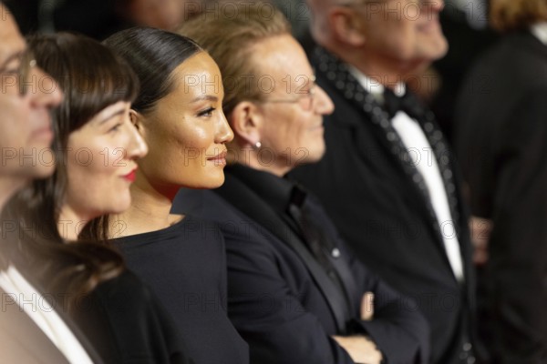 Cannes, France - 16.5.2024: Kelly McNamara, Bono on the red carpet during the 78th Cannes International Film Festival. The 78th Cannes International Film Festival will take place from 13 to 24 May 2025