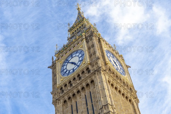 Elizabeth tower, palace of westminster, houses of parliament, clock tower, london, england, united kingdom, great britain