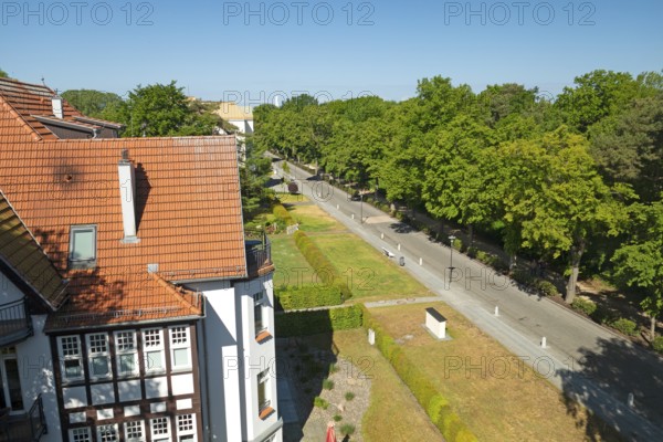Ostseeallee, traffic-calmed area, Baltic seaside resort, Kühlungsborn, Rostock district, Mecklenburg-Western Pomerania, Germany