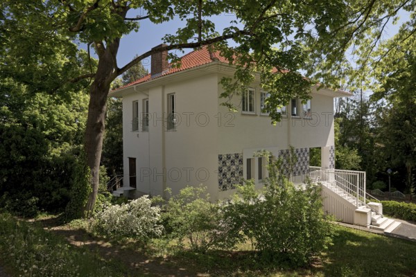 Olbrich House by Joseph Maria Olbrich, Mathildenhöhe artists' colony, UNESCO World Heritage Site, Darmstadt, Hesse, Germany