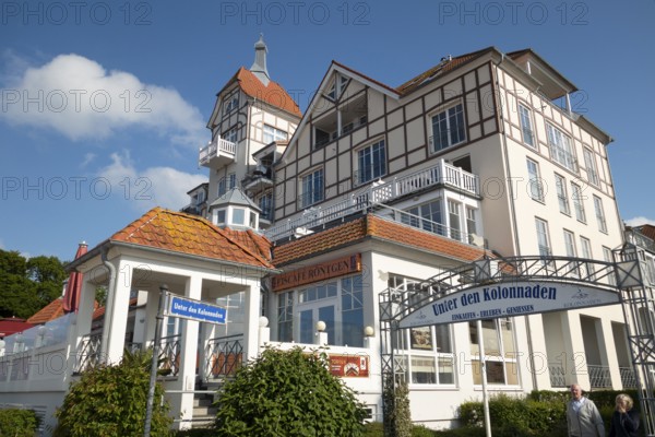 Holiday flat Meeresblick, street Unter den Kolonnaden, Kühlungsborn, district of Rostock, Mecklenburg-Vorpommern, Germany