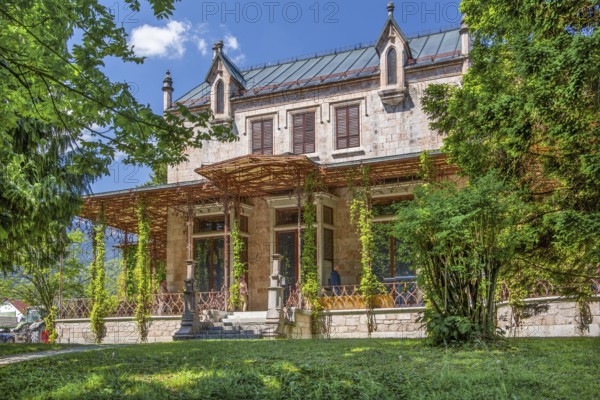Empress Elisabeth's Marble Palace in the Imperial Park, Bad Ischl, Trauntal, Salzkammergut, Upper Austria, Austria