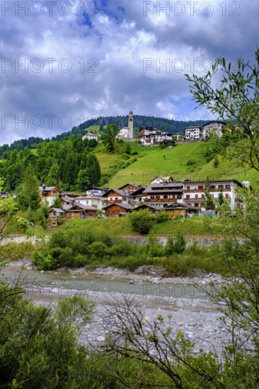 San Pietro di Cadore, on the Piave, Dolomites, Trentino, Italy