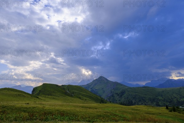 Passo Giau, Giau Pass, south side, Dolomites, Veneto, Italy