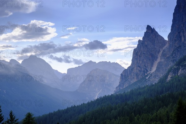 Monte Pomagagnon, from Rifugio Mietres, Cortina d'Ampezzo, Dolomites, Veneto, Italy
