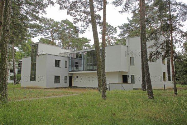 Bauhaus Master Houses by Georg Muche and Oskar Schlemmer, Art, Dessau, Dessau-Roßlau, Saxony-Anhalt, Germany