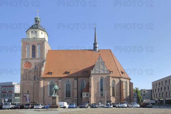 Gothic St Mary's Church, Dessau, Dessau-Roßlau, Saxony-Anhalt, Germany