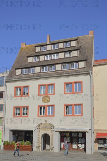 Historic Pfeiffersches Haus, Rathausplatz, Zerbster Straße, Dessau, Dessau-Roßlau, Saxony-Anhalt, Germany