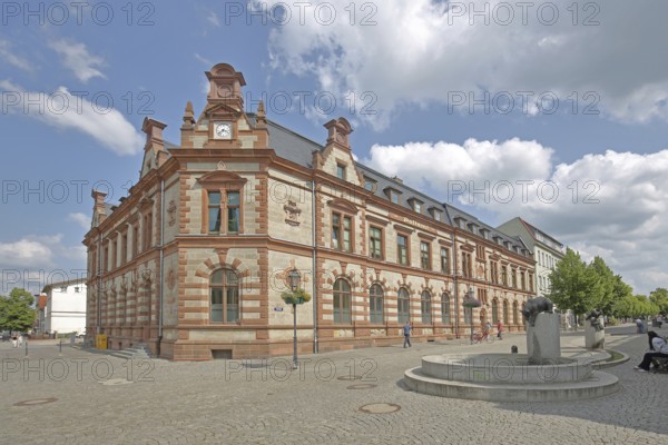 Historic post office, Bernburg, Saxony-Anhalt, Germany