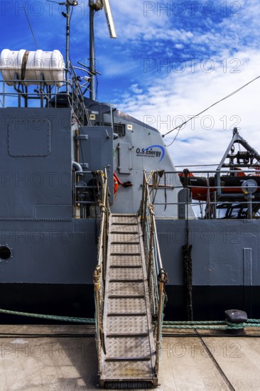 The town harbour of Sassnitz, Rügen, Mecklenburg-Vorpommern, Germany