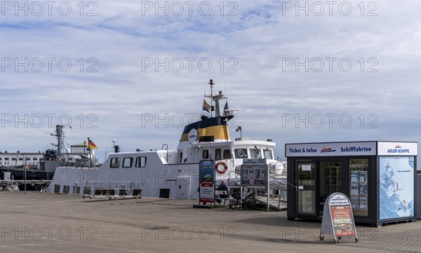 The harbour of Sassnitz, Rügen, Mecklenburg-Vorpommern, Germany