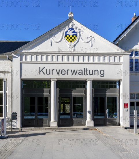 House of the spa administration, Sellin, Rügen, Mecklenburg-Western Pomerania, Germany
