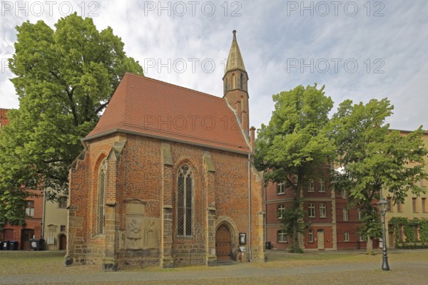 Gothic Corpus Christi Chapel, Chapel, Luther city Wittenberg, Fläming, Saxony-Anhalt, Germany