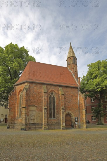 Gothic Corpus Christi Chapel, Chapel, Luther city Wittenberg, Fläming, Saxony-Anhalt, Germany