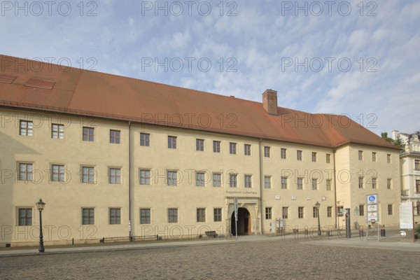 UNESCO Luther House, home of Martin Luther built in 1503, Augusteum, Luther city Wittenberg, Fläming, Saxony-Anhalt, Germany