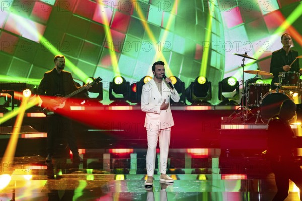 Giovanni Zarrella with the song La discoteca italiana at the Beatrice Egli Show in Studio Berlin Adlershof on 08.04.2025. The broadcast will take place on Easter Saturday, 19 April 2025, 20:15, on Ersten