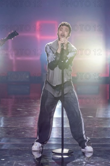 Luca Hänni with the song Love is a lie at the Beatrice Egli Show in Studio Berlin Adlershof on 08.04.2025. The broadcast will take place on Easter Saturday, 19 April 2025, 20:15, on Ersten