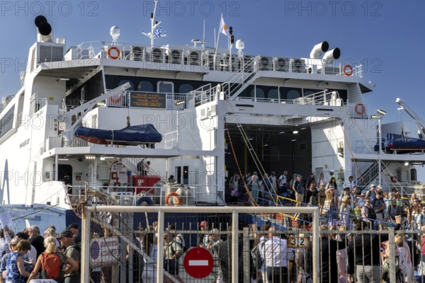 Iraklio, ferry, port, Crete, Greece, 23 May 2025 < english> Heraklion, ferry, port, Crete, Greece, May 23, 2025