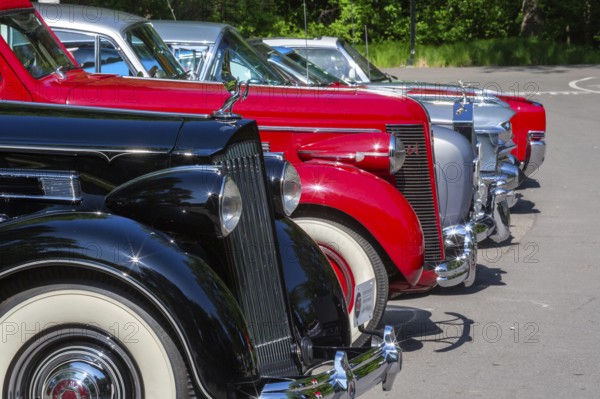 Grosse Pointe Shores, Michigan - A collection of classic cars was on display for the media preview of the annual Eyes on Design auto show