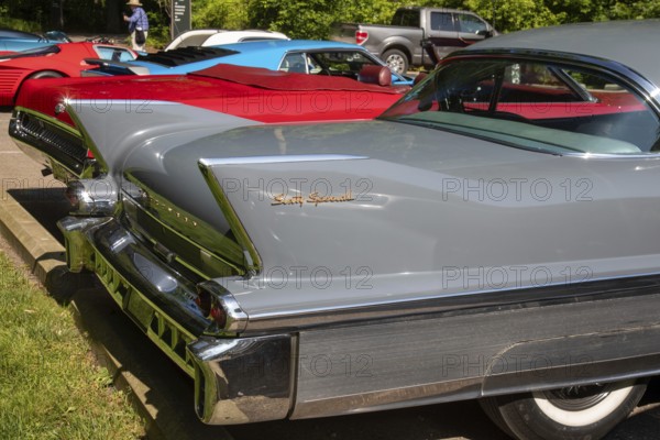 Grosse Pointe Shores, Michigan - The 1958 Cadillac Fleetwood Sixty Special was one of the cars on display for the media preview of the annual Eyes on Design auto show