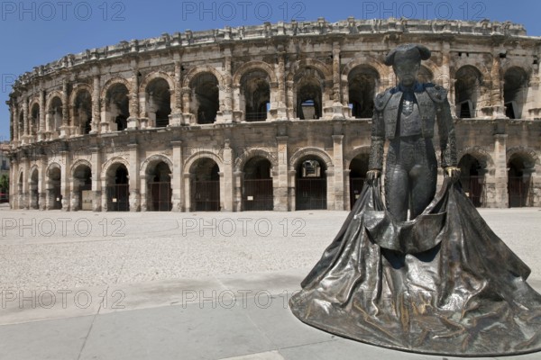Bull Camparena with Torero Arl Provence France