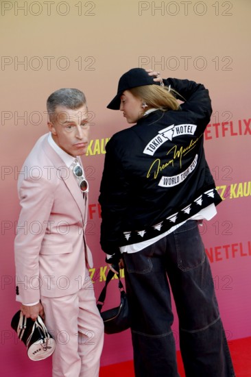 Benjamin von Stuckrad-Barre and company at the special screening of Kaulitz & Kaulitz S2 at the Delphi Filmpalast in Berlin on 12 June 2025