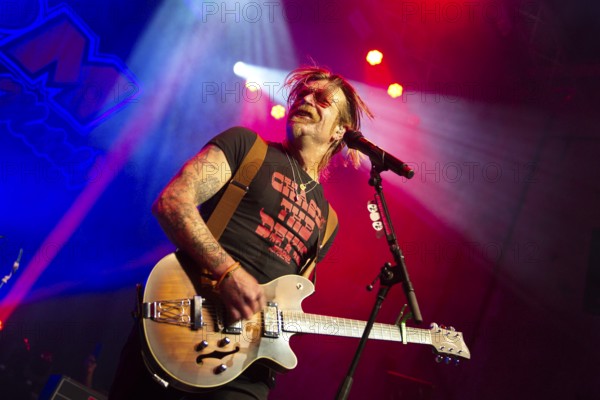 Jesse The Devil Hughes, singer of EAGLES OF DEATH METAL, live at Kesselhaus Berlin, on 10/06/2025