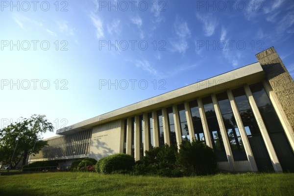 The Henry Ford Building of Freie Universität Berlin, which houses the university library and the university's Audimax theatre