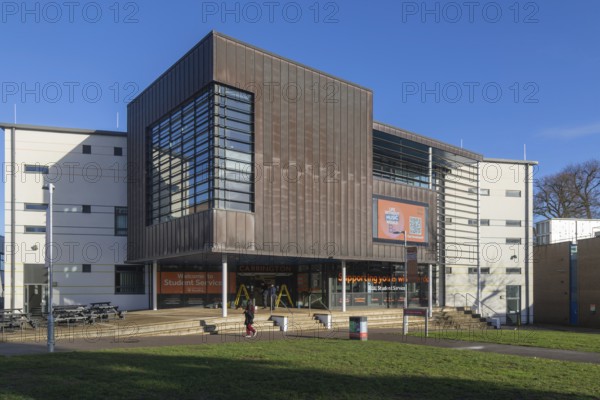 Student Services building, Whiteknights Campus, University of Reading, Reading, Berkshire, England, UK