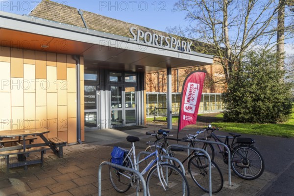 SportsPark building, Whiteknights Campus, University of Reading, Reading, Berkshire, England, UK