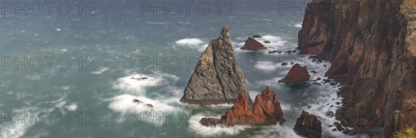 Rock formations on the north coast, volcanic peninsula, Ponta de São Lourenço, Ponta de Sao Lourenco, rocky coast, Punta de San Lorenzo, Madeira, Portugal